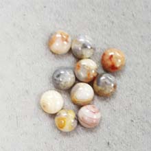 8MM ROUND CABOCHON CRAZY LACE AGATE(10PCS/BAG)